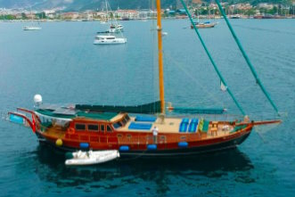 bateau caique goelette tirhandil occasion à vendre Turquie
