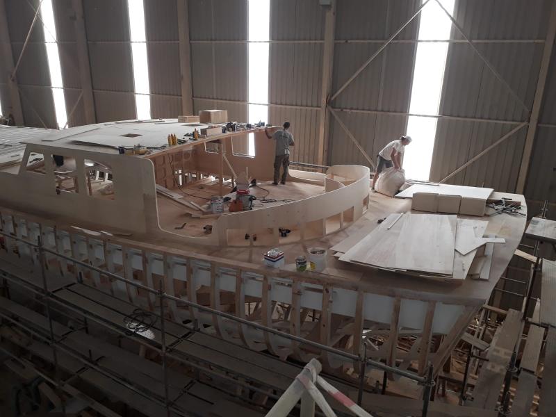 Construction bateau en bois Bodrum